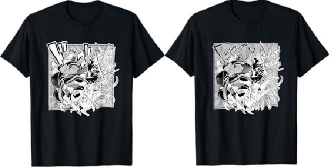 Nakiri Ayame "Yamato Phantasia" T-shirts, Japanese and English Text.